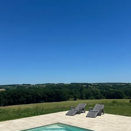 Le Solquirit - Avec Piscine Et Vue Imprenable * 콩돔