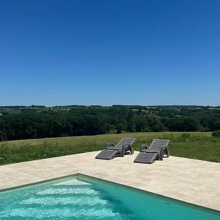 Le Solquirit - Avec Piscine Et Vue Imprenable 펜션